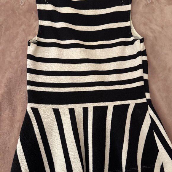 J Crew Black and White Striped Sleeveless Blouse - Picture 4 of 4